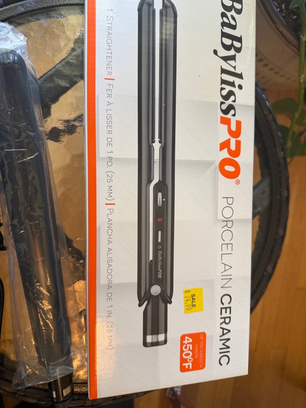 BaByliss Pro Black Porcelain Ceramic Hair Straightener - Picture 3 of 12